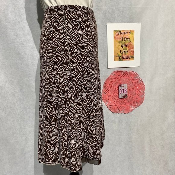 Max Studio Brown/Beige Skirt - Picture 2 of 8